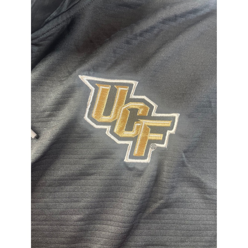 Champion UCF Knights Quarter Zip Men 2XL Black Excellent Textured Pullover - Picture 6 of 8